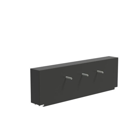 Vijvermuur vast 200 x 25 x 60 cm, 3x pijp Vijvermuur vast 200 x 25 x 60 cm, 3x pijp