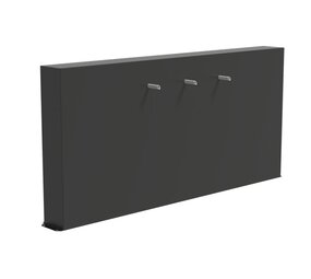 Vijvermuur vrij 250 x 25 x 120 cm, 3x pijp Vijvermuur vrij 250 x 25 x 120 cm, 3x pijp