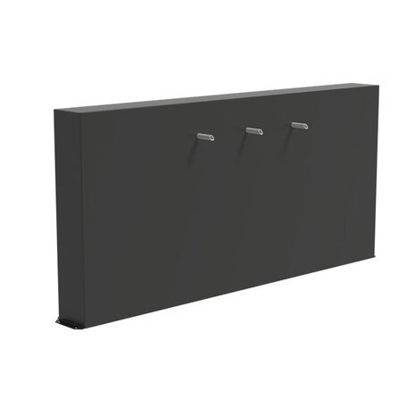 Vijvermuur vrij 250 x 25 x 120 cm, 3x pijp Vijvermuur vrij 250 x 25 x 120 cm, 3x pijp