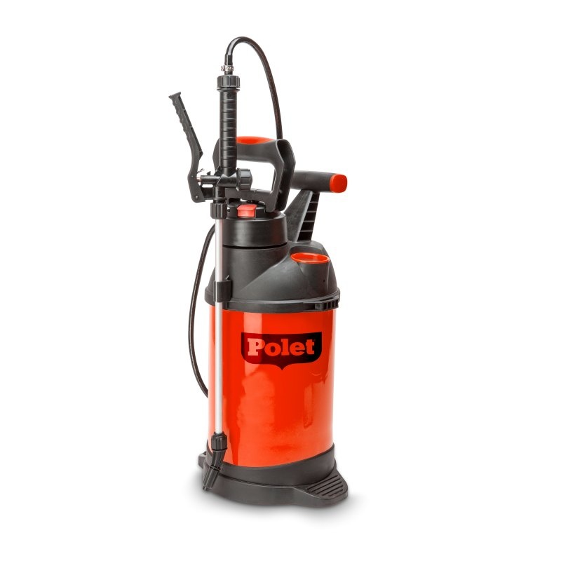 Polet Druksproeier 5L EPDM dichtingen met drukmeter afbeelding