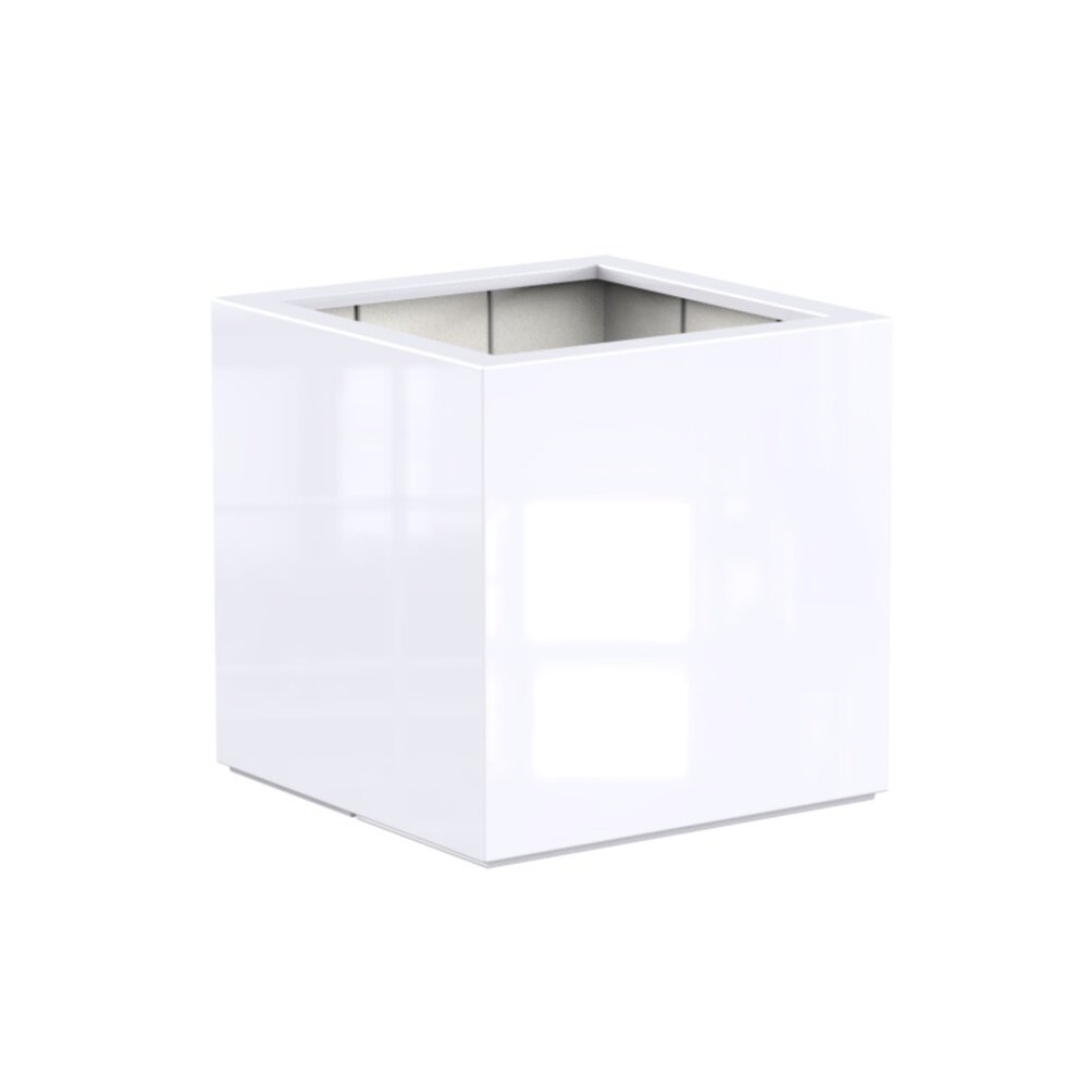 Buxus Hoogglans polyester 80x80x80 cm plantenbak Buxus Hoogglans polyester 80x80x80 cm plantenbak