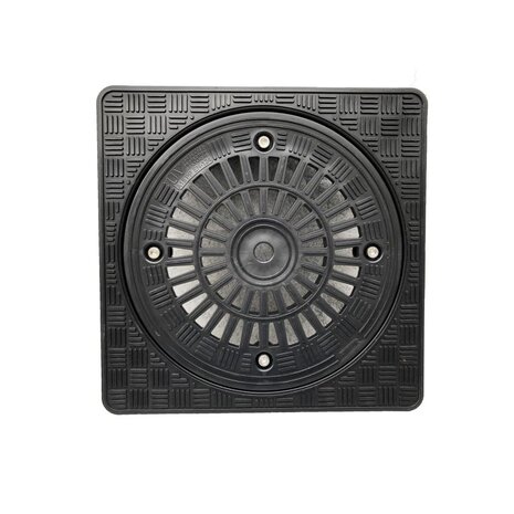 Rainblock Putafdekking met sleuvendeksel Rainblock Putafdekking met sleuvendeksel