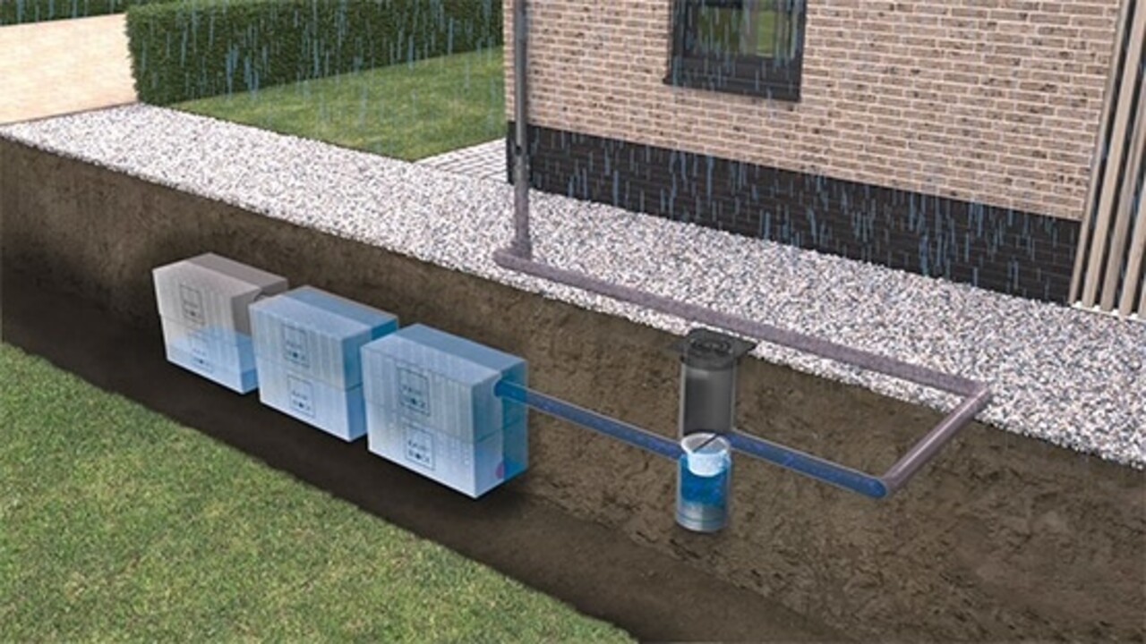 Rainblock infiltratiekrat verpakt 400 Liter Rainblock infiltratiekrat verpakt 400 Liter