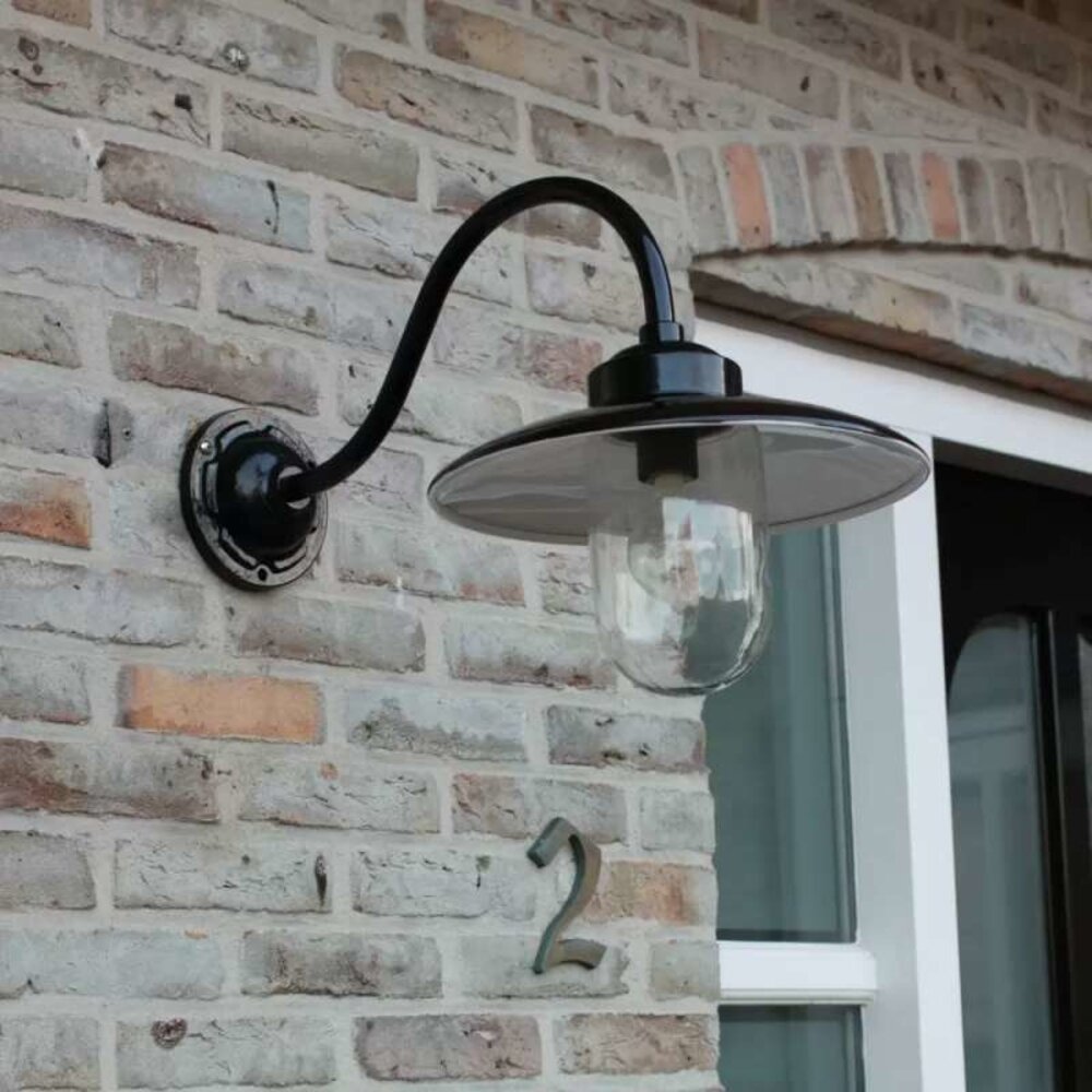 KS verlichting Muurlamp Solingen zwart KS verlichting Muurlamp Solingen zwart