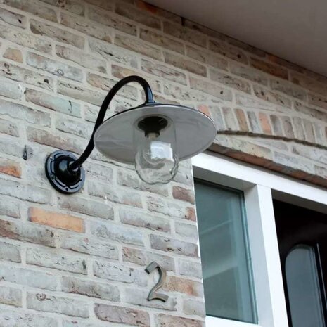 KS verlichting Muurlamp Solingen zwart KS verlichting Muurlamp Solingen zwart