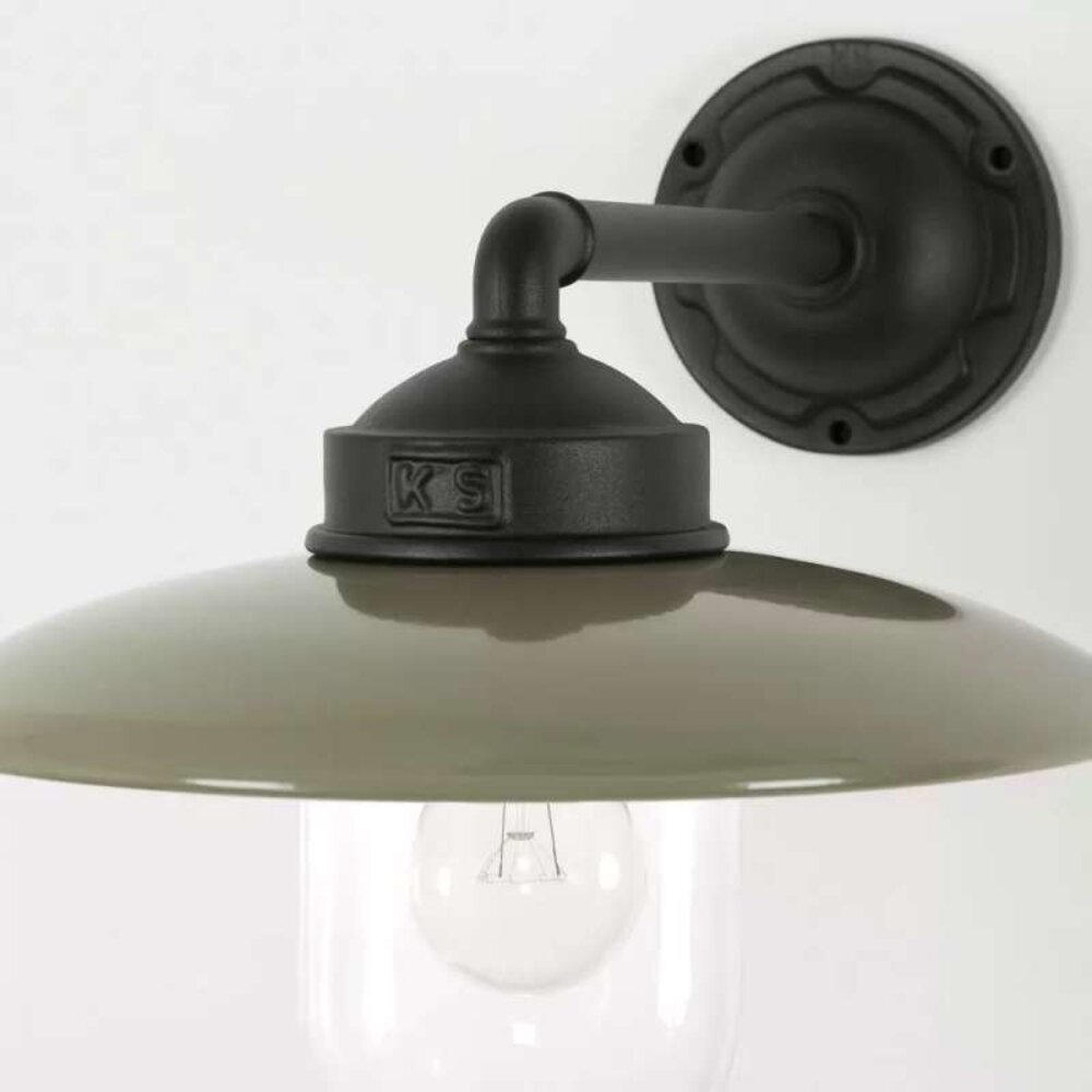 KS verlichting Wandlamp Palazzo zwart / taupe