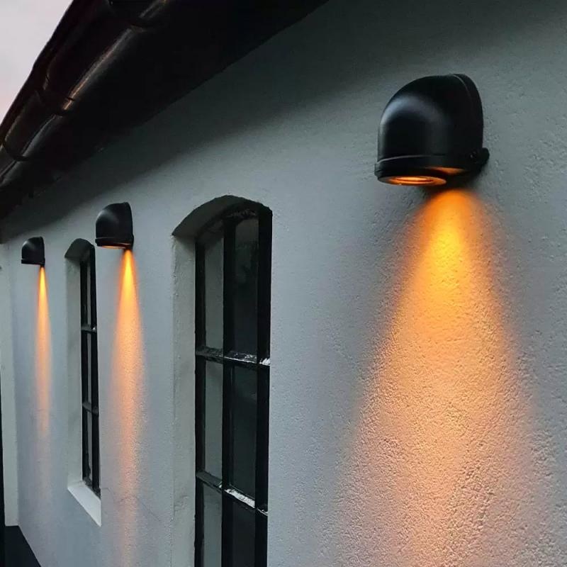 KS verlichting Dusky wandspot Zwart