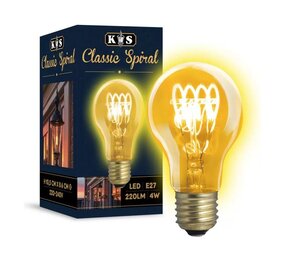KS verlichting LED lamp Classic Spiral 4W KS verlichting LED lamp Classic Spiral 4W