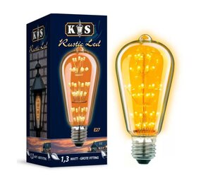 KS verlichting LED Lamp Rustic Led 1,3W KS verlichting LED Lamp Rustic Led 1,3W