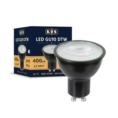 KS verlichting GU10 Led DTW 5,5W KS verlichting GU10 Led DTW 5,5W