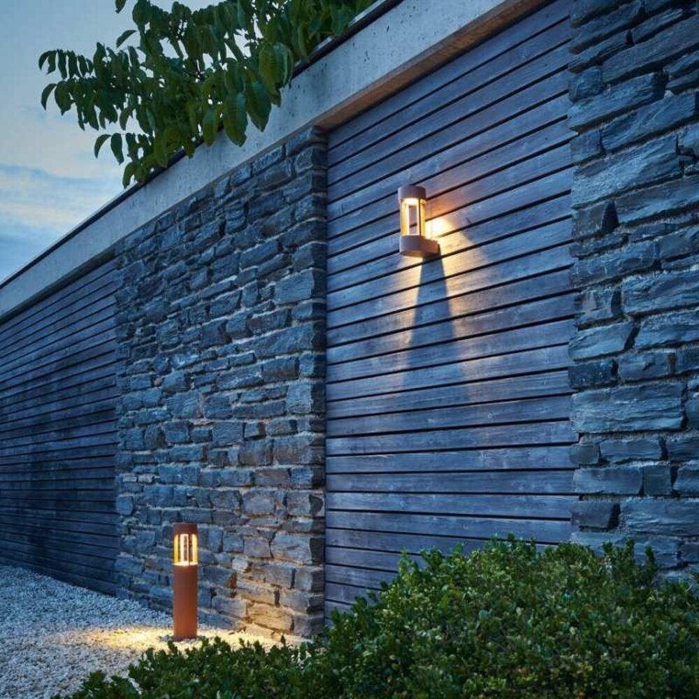 SLV Slots 45 Roestkleur tuinlamp