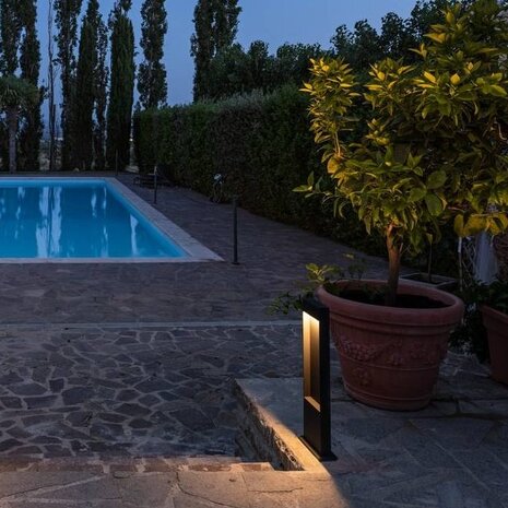 SLV FLATT 65 antraciet tuinlamp