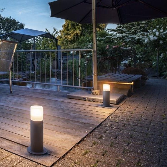 SLV Grafit 30 rond tuinlamp