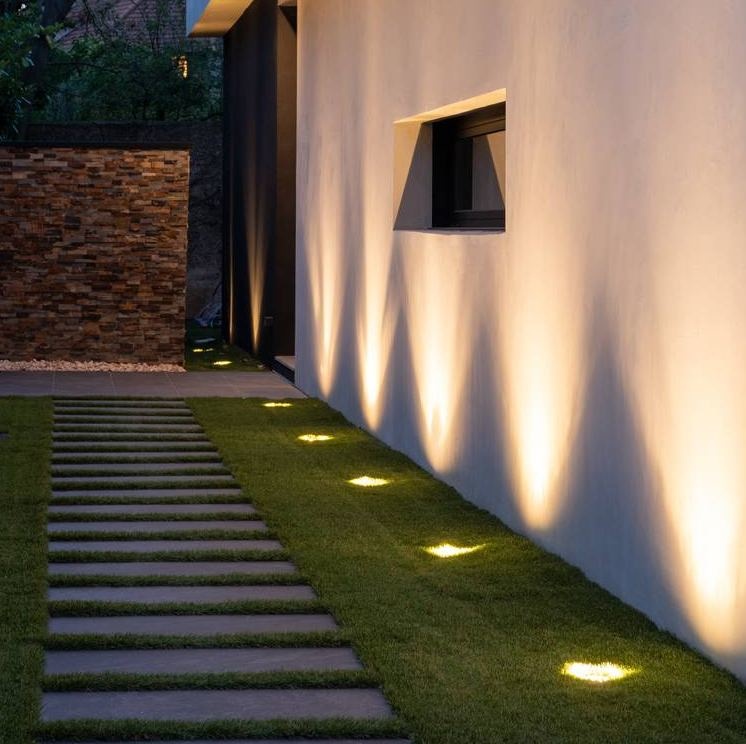 SLV grondspot ROCCI LED vierkant