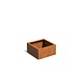 Andes cortenstaal 80x80x40 cm zonder bodem Andes cortenstaal 80x80x40 cm zonder bodem