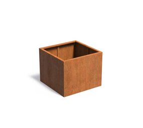 Andes cortenstaal 100x100x80 cm  zonder bodem Andes cortenstaal 100x100x80 cm  zonder bodem