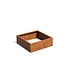 Andes cortenstaal 120x120x40 cm  zonder bodem Andes cortenstaal 120x120x40 cm  zonder bodem