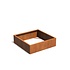Andes cortenstaal 140x140x40 cm  zonder bodem
