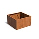 Andes cortenstaal 140x140x80 cm zonder bodem Andes cortenstaal 140x140x80 cm zonder bodem