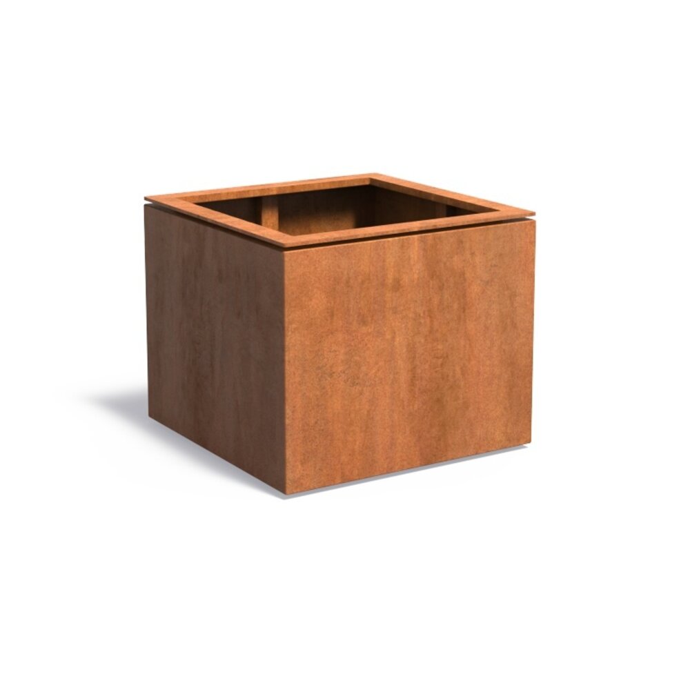 Dipott Domus cortenstaal 82x82x70 cm plantenbak Dipott Domus cortenstaal 82x82x70 cm plantenbak