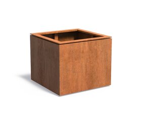 Dipott Domus cortenstaal 82x82x70 cm plantenbak Dipott Domus cortenstaal 82x82x70 cm plantenbak