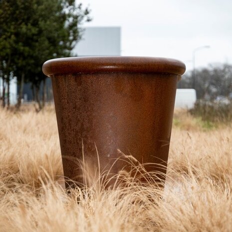 Dipott TUBE cortenstaal 100 x h.95 cm plantenbak