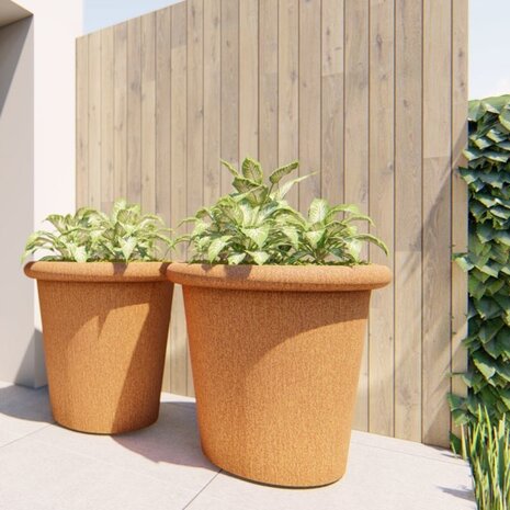 Dipott TUBE cortenstaal 100 x h.95 cm plantenbak