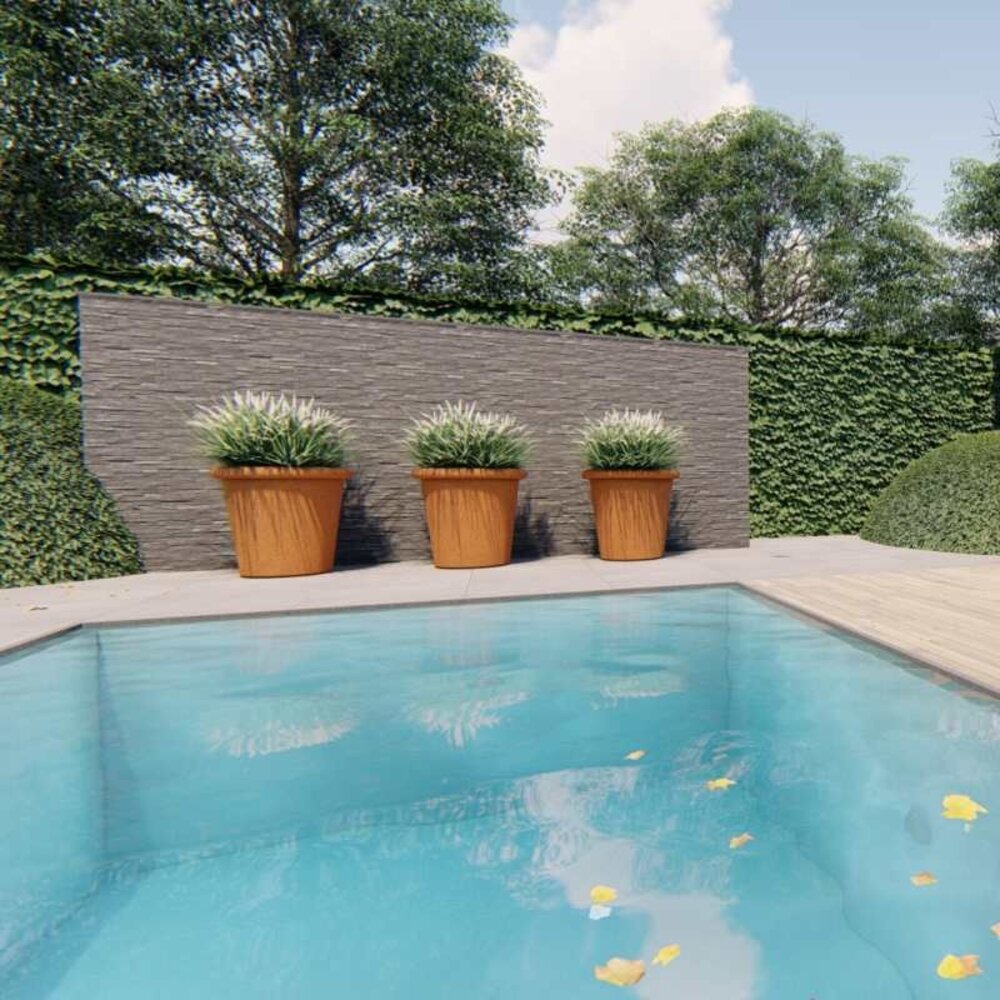 Dipott TUBE cortenstaal 100 x h.95 cm plantenbak