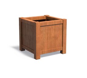 Dipott YORK cortenstaal 80 x 80 x 80 cm plantenbak Dipott YORK cortenstaal 80 x 80 x 80 cm plantenbak