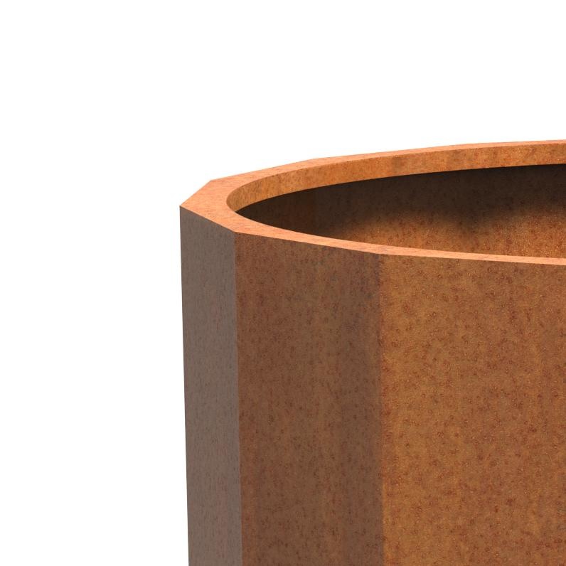 Dipott Boxer cortenstaal 100x80 cm plantenbak