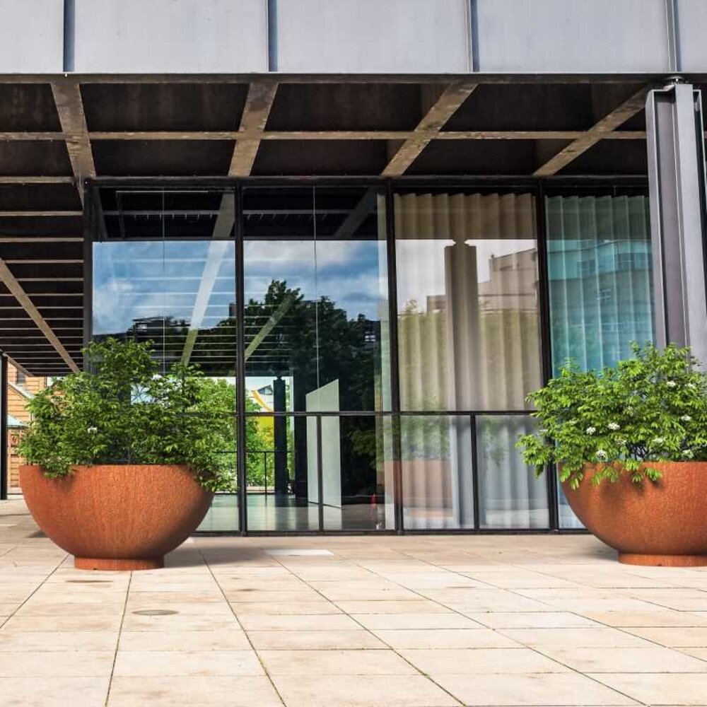 Dipott BOCCA cortenstaal 100x51 cm plantenschaal