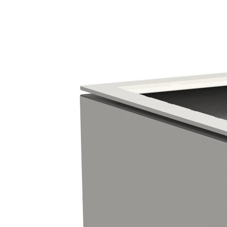 Dipott Domus aluminium  98x98x80 cm plantenbak Dipott Domus aluminium  98x98x80 cm plantenbak