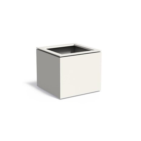 Dipott Domus aluminium  68x68x60 cm plantenbak