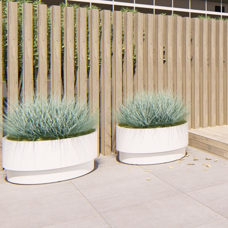Dipott EXTEND aluminium 120 x h.60 cm plantenbak