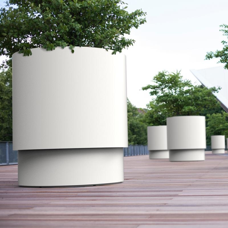 Dipott EXTEND aluminium 100 x h.75 cm plantenbak