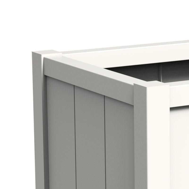 Dipott YORK aluminium 80 x 80 x h.80 cm plantenbak