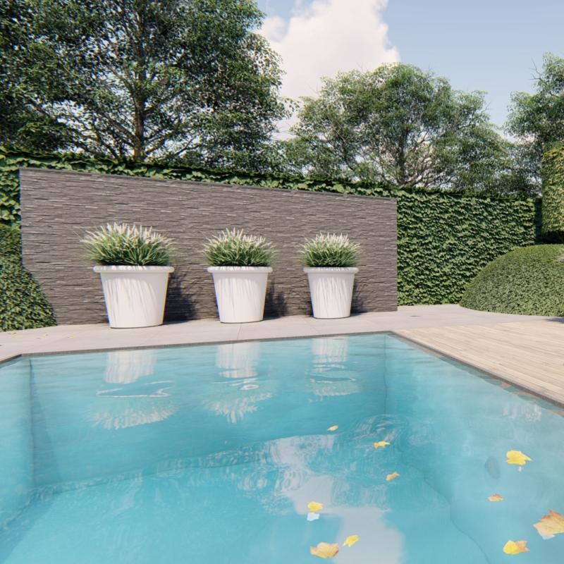 Dipott TUBE 100 x h.95 cm bloempot