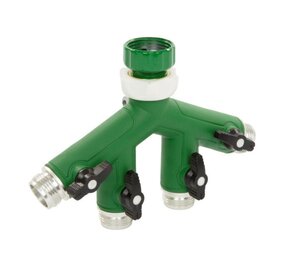 Summerrain kraanadapter met waterverdeler, metaal, 4-weg