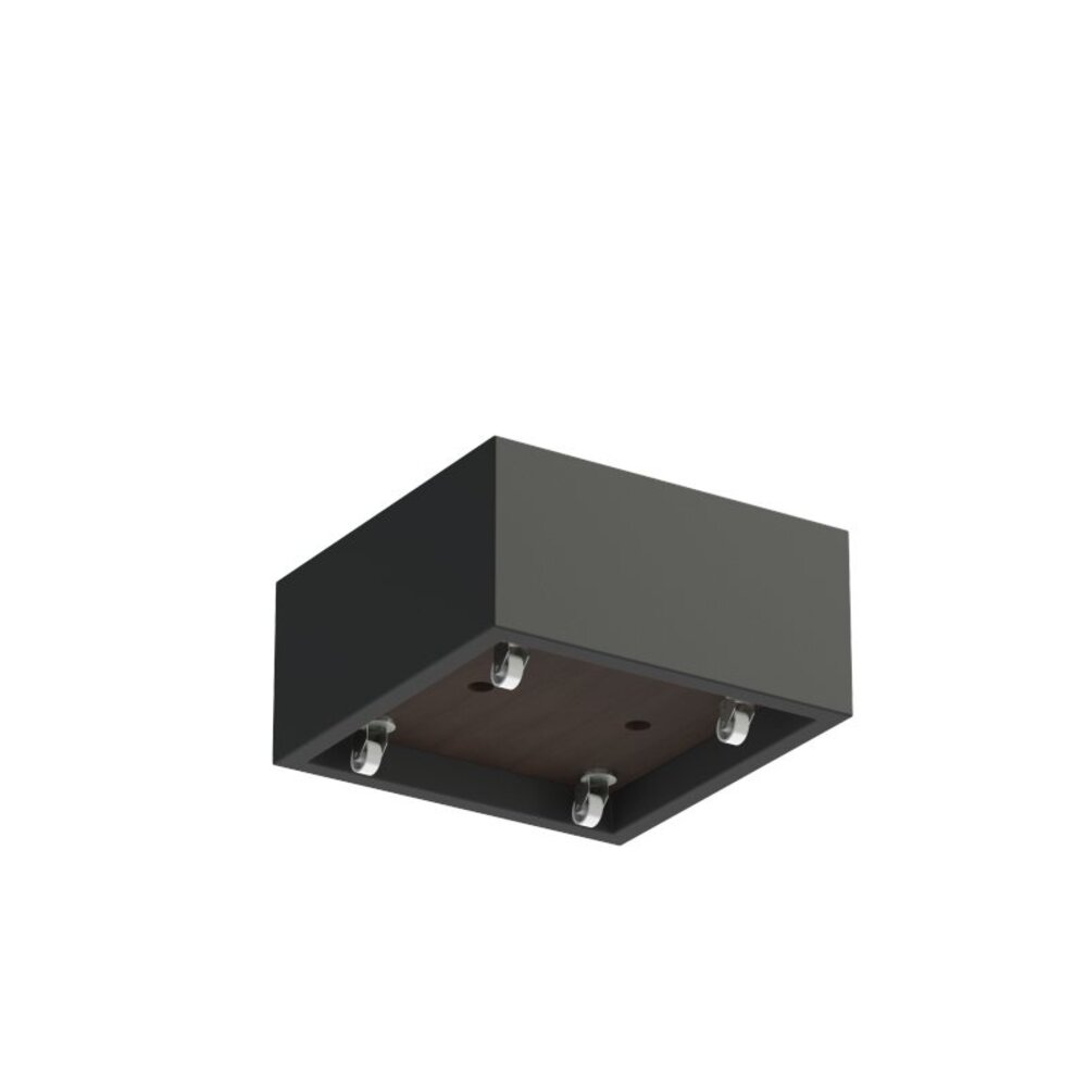 Buxus polyester 80x80x40 cm met wielen plantenbak Buxus polyester 80x80x40 cm met wielen plantenbak