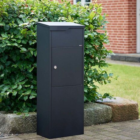 Allux 650 Zwart pakketbrievenbus Allux 650 Zwart pakketbrievenbus