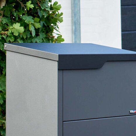 Allux 650 Antraciet / zwart pakketbrievenbus