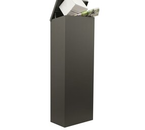 Allux 600 Antraciet RUKO achteruitname pakketbrievenbus Allux 600 Antraciet RUKO achteruitname pakketbrievenbus