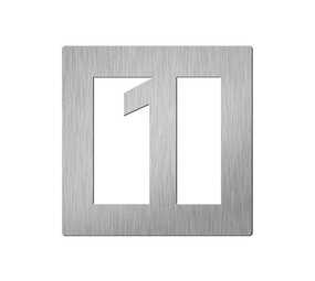 Didheya Vierkant 60 mm. NR. 1 Roestvaststaal