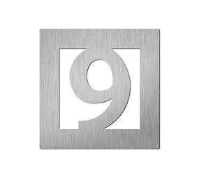 Didheya Vierkant 60 mm. NR. 9 Roestvaststaal Didheya Vierkant 60 mm. NR. 9 Roestvaststaal