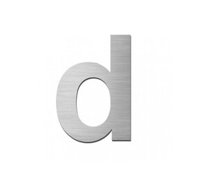 Stoer! zelfklevende letter FORTE  D RVS Stoer! zelfklevende letter FORTE  D RVS