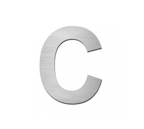 Stoer! zelfklevende letter FORTE  C RVS Stoer! zelfklevende letter FORTE  C RVS