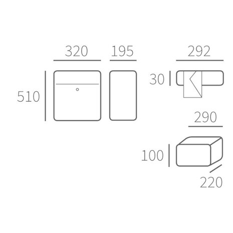 Allux 7000 Zwart brievenbus Allux 7000 Zwart brievenbus