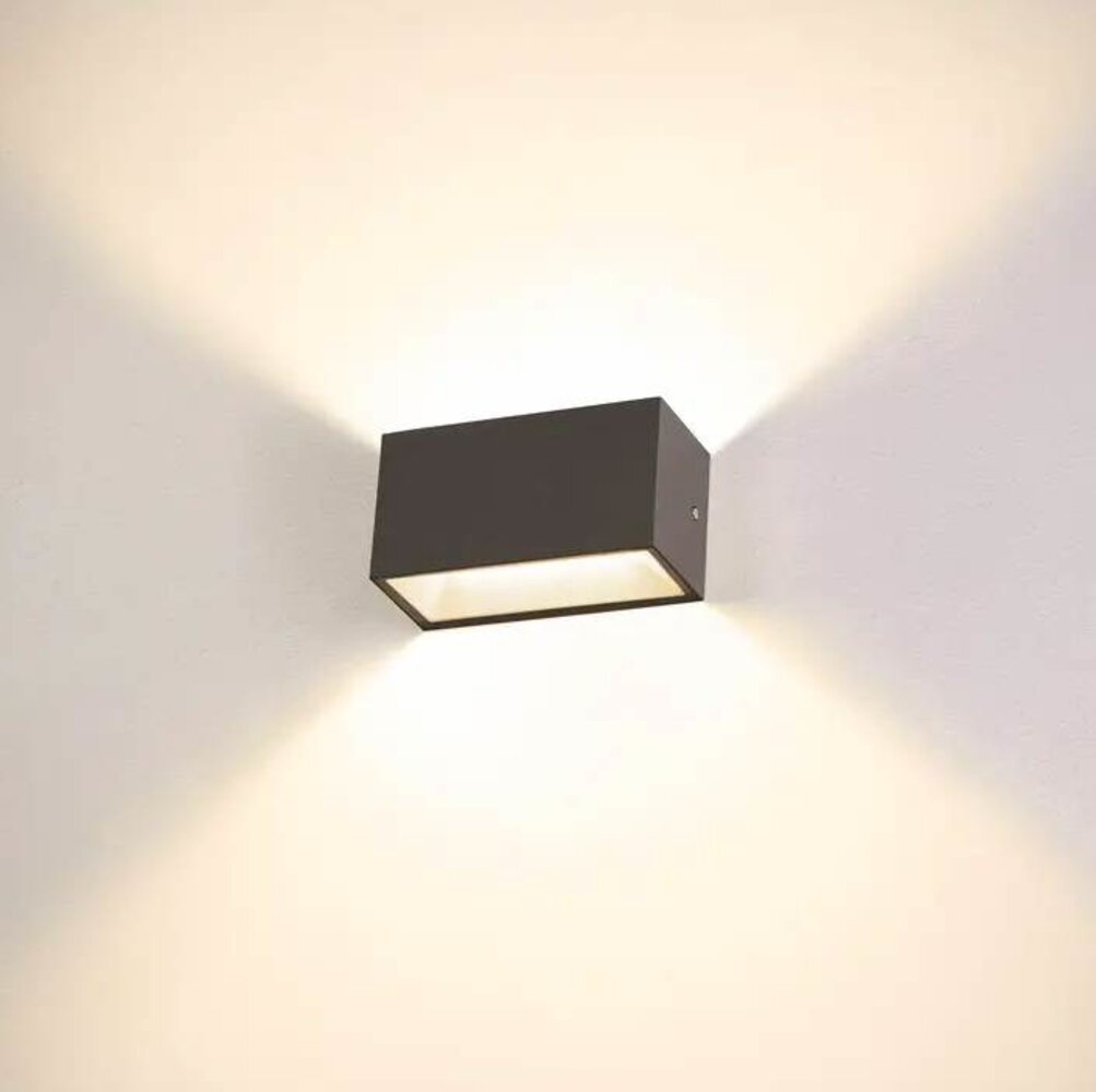 SLV Sitra M antraciet up/down wandlamp