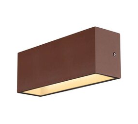 SLV Sitra L roestkleur up/down wandlamp SLV Sitra L roestkleur up/down wandlamp