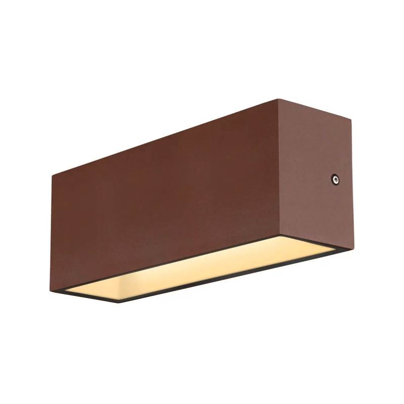 SLV Sitra L roestkleur up-down wandlamp